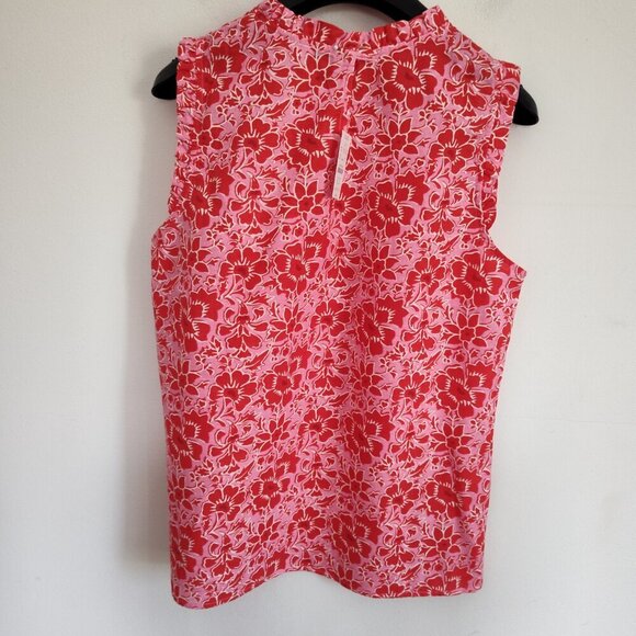 Ladies SZ S J Crew Factory Sleeveless Linen Blend Blouse - Picture 2 of 5